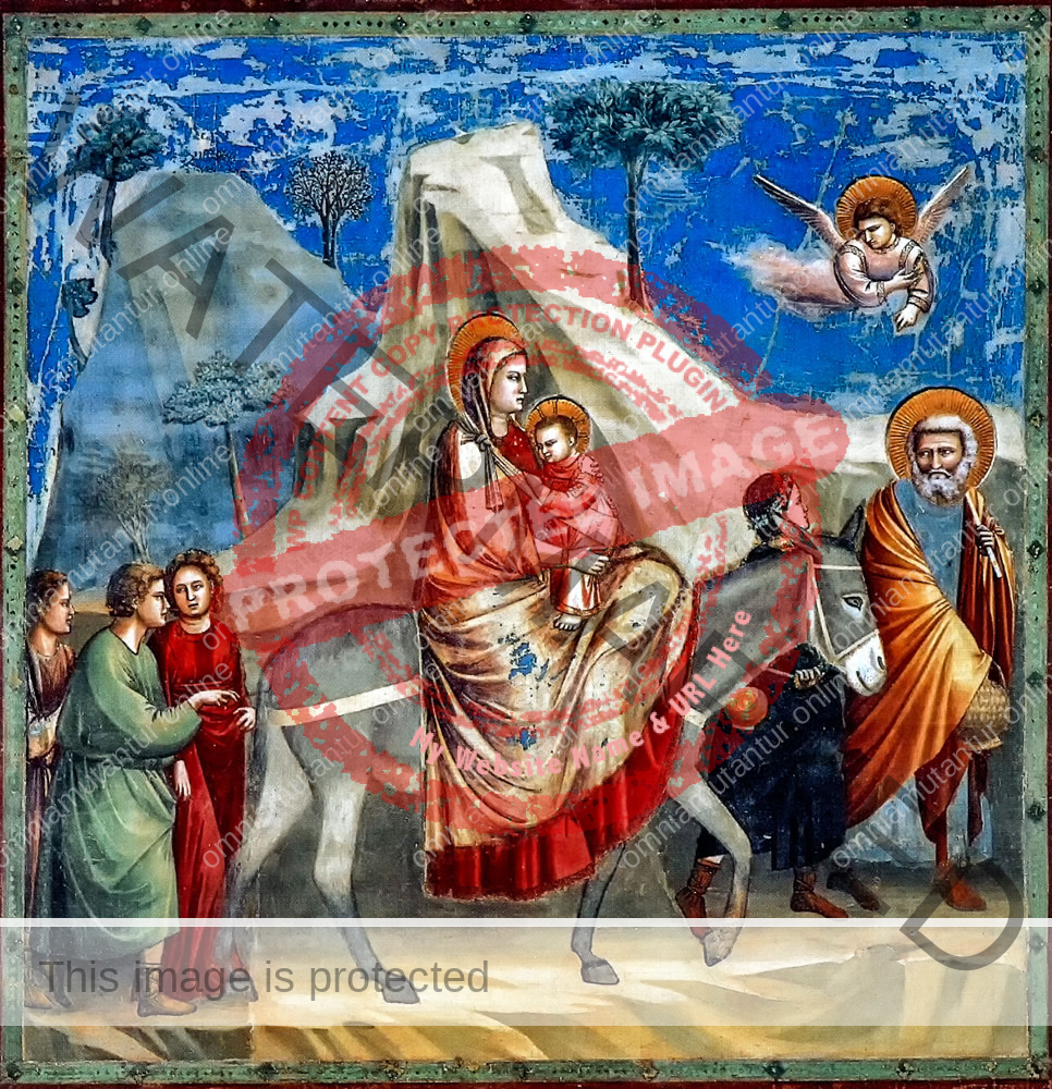 Giotto di Bondone Flight into Egypt 1302-05