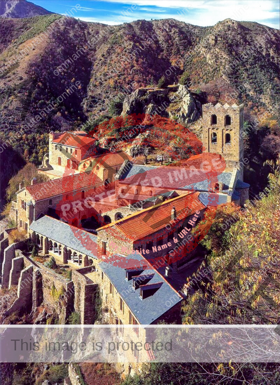 Saint Martin du Canigou Pirennes Saint Martin du Canigou Pirennes 11th Century Monastery Abbey Medieval French