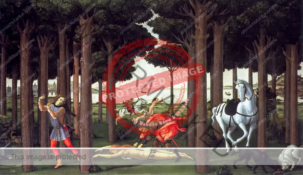 Botticelli Nastagio Degli Onesti 1483 Botticelli Nastagio Degli Onesti 1483 Boccaccio Decameron