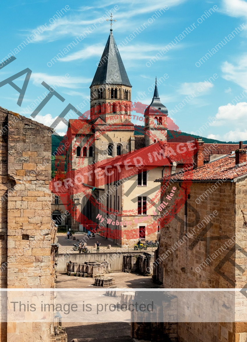 Cluny Abbey Cluny Abbey Monastery Romanesque Medieval French